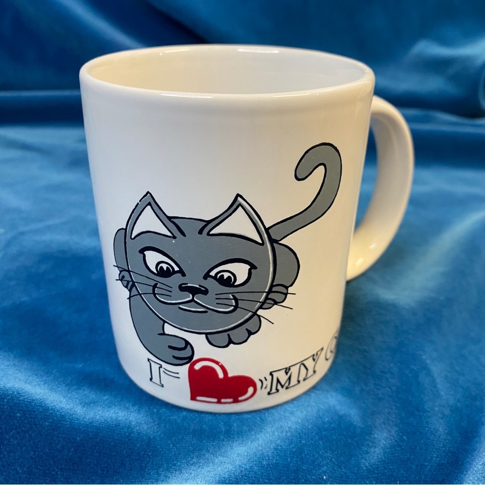 I Love My Cat Mr Mugs coffee and tea mug